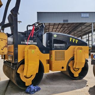 徐工3吨双驱双震二手全液压小型压路机双钢