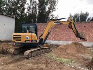 二手国产三一60挖掘机小型钩机五十铃动力