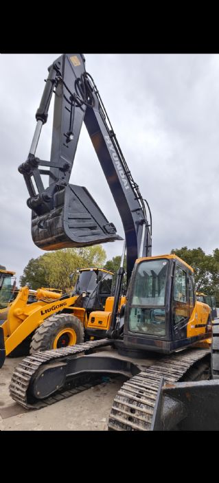 现代HX220S挖掘机二手原装康明斯动力