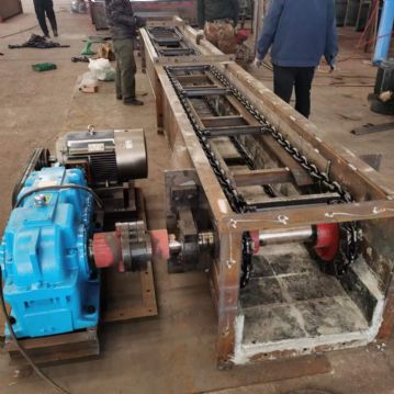 出售二手铸石刮板机XGZ100刮板输送机