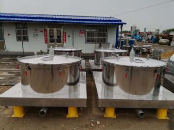 二手不锈钢平板吊带离心机，平板刮刀卸料离