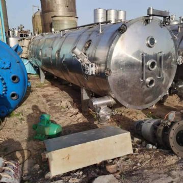 二手120平方低温真空连续带式干燥机一套