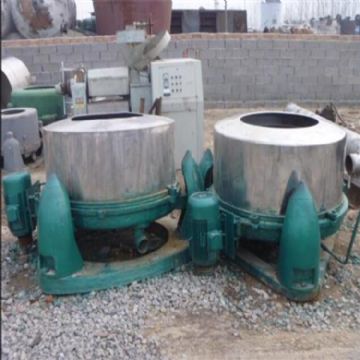 出售二手三足离心机　平板吊带.衬塑.密闭