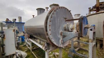 出售二手2500L全不锈钢耙干燥机 两台