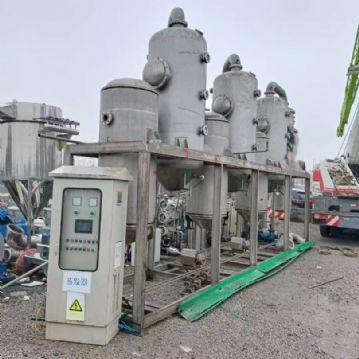 出售二手蒸发器二手三效3吨强制循环蒸发器