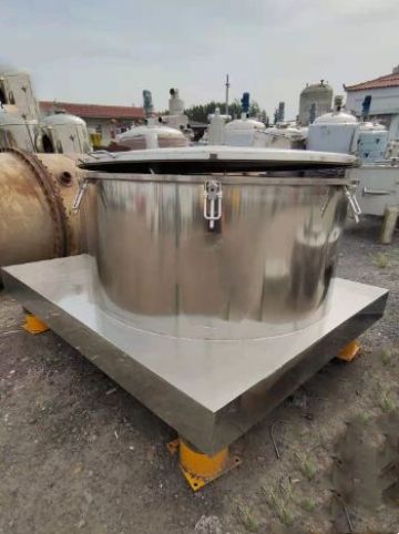 出售二手1200型平板吊带衬塑离心机30