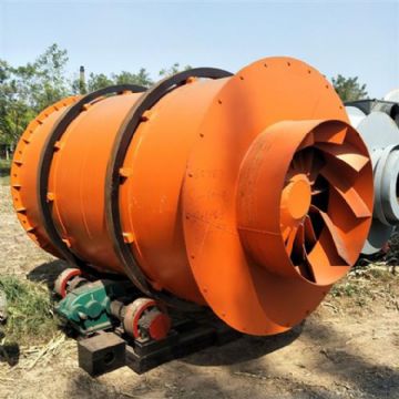 出售二手2.4x8米三回程滚筒烘干机