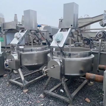 出售 二手电加热夹层锅 全自动不锈钢工厂