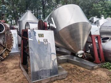 出售 3000升搪瓷双锥干燥机,双机械密