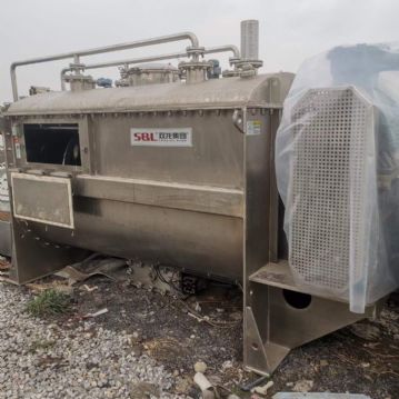 出售二手混合机二手3立方不锈钢螺带混合机