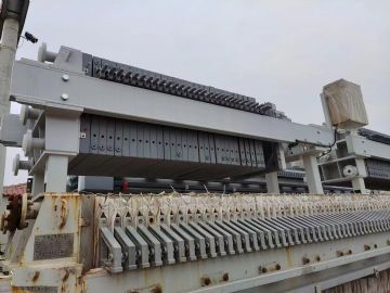 二手压滤机二手80平方程控隔膜压滤机 污