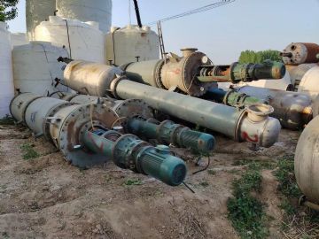 二手蒸发器二手全钛材6平方分子蒸馏器二手