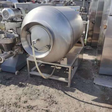 二手真空变频滚揉机二手1600L全自动倾