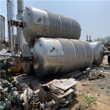 二手反应釜26立方34立方38立方不锈钢