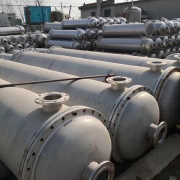 二手钛材冷凝器,二手双相钢冷凝器5-50