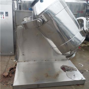 二手不锈钢三维运动混合机 500升三维运