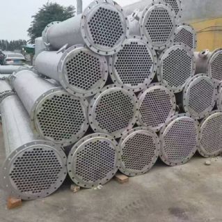 转让二手并加工定制不锈钢冷凝器和不锈钢储