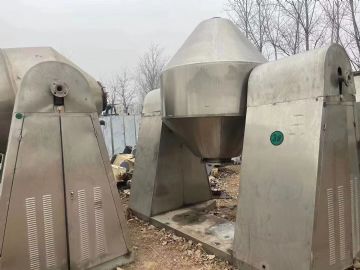 出售二手双锥干燥机 真空干燥机 成套设备