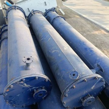 出售二手石墨冷凝器 降膜吸收器 现货处理