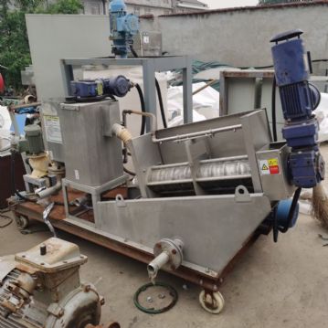 出售二手叠螺污泥脱水机 不锈钢材质 型号