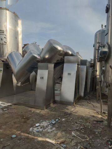 出售二手V型混合机 不锈钢材质 各种规格