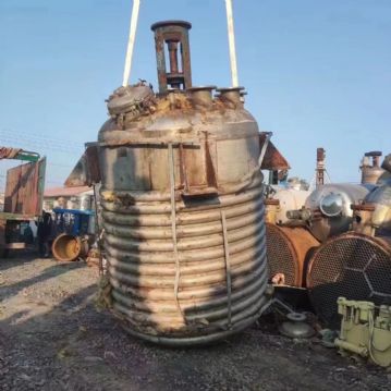 出售二手不锈钢外盘管反应釜 各种型号规格