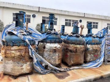 出售二手500升搪瓷反应釜 各种型号规格