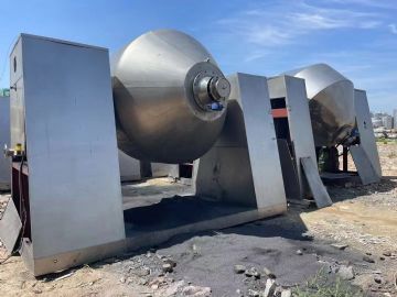 出售二手双锥真空干燥机 不锈钢材质各种型