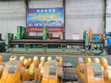 8x7200二手液压卷板机9成新三辊卷圆