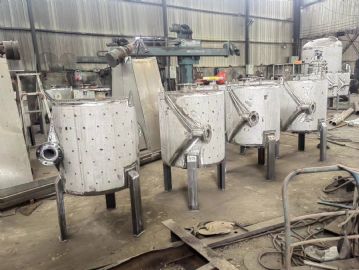 出售二手高压蒸发式螺旋板换热器、不锈钢2