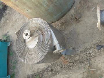 转让二手化工用30平方螺旋板换热器 35