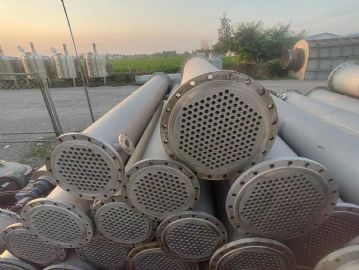 转让二手不锈钢列管式冷凝器 工业高压冷凝