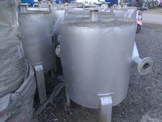转让二手40平方螺旋板换热器不锈钢304