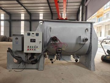 转让九成新螺带混合机一台。