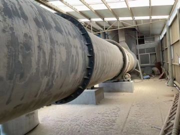 直径1.8x18米滚筒烘干机成套设备停产