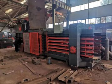 二手200吨高配全自动工业垃圾打包机恩田