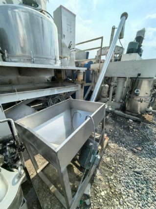 现货一台9成新二手粉料螺旋上料机，