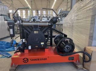 转让全新南京绍尔30公斤4立方增压机